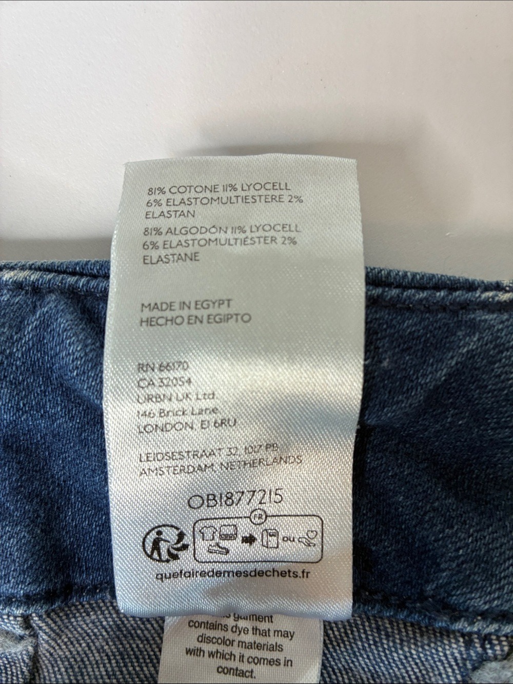 Anthropologie Maeve Colette Jeans Dark Wash Wide Leg High Rise Crop 32P - Picture 9 of 10